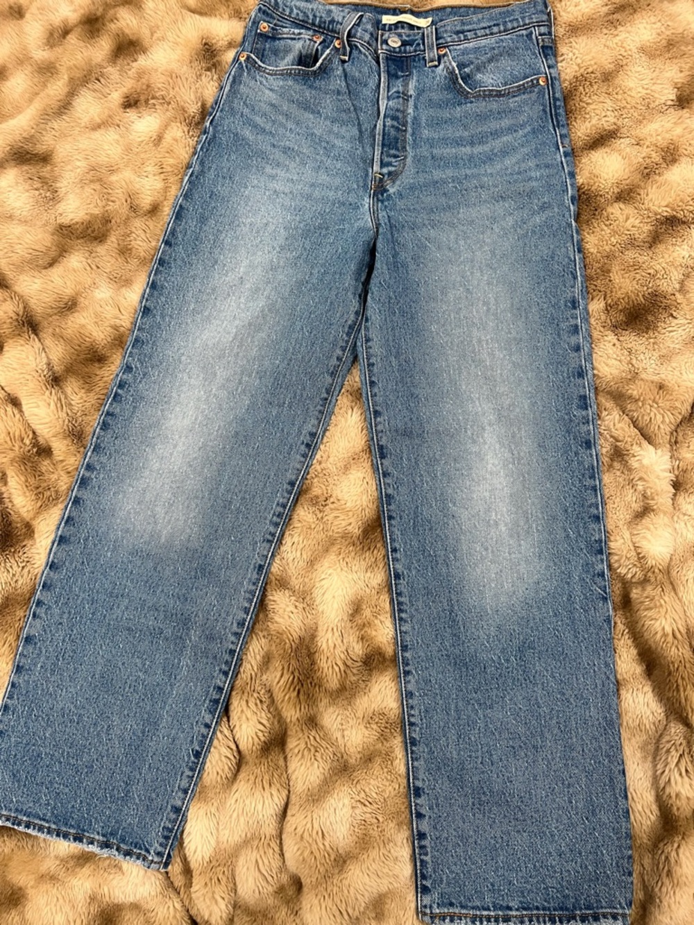 Levi's Relaxed Straight Blue Denim Jeans